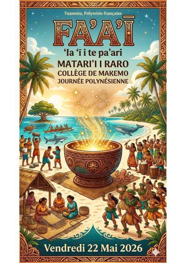« Fa’a’ī »: Remplir Mai 2026