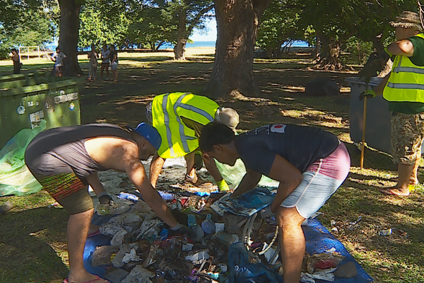 Ramassage annuel à Nuuroa : plus de deux tonnes de déchets collectées