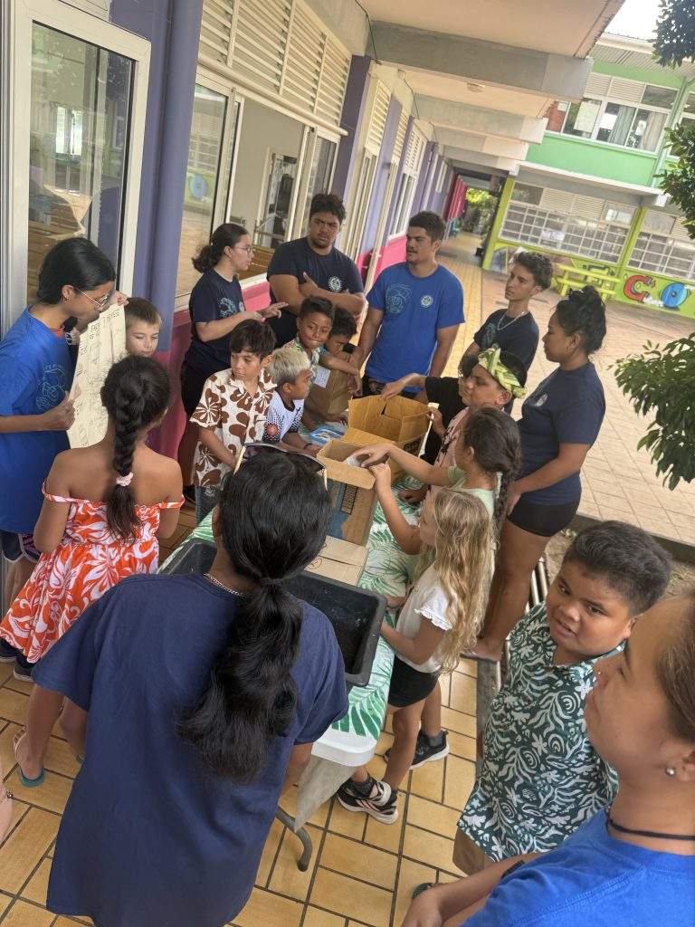 TGEN1 Section Euro à la rencontre des élèves de CE2 Poudlard de Ahutoru
