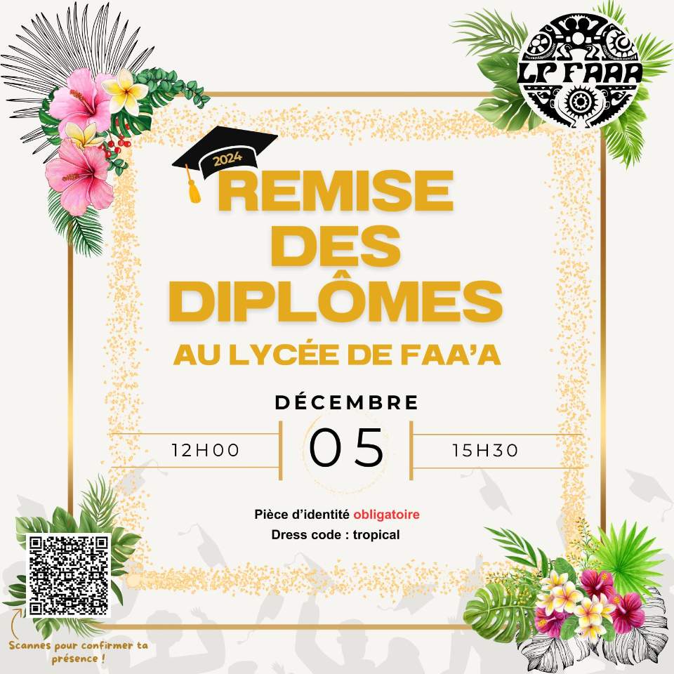Remise des diplômes 2024
