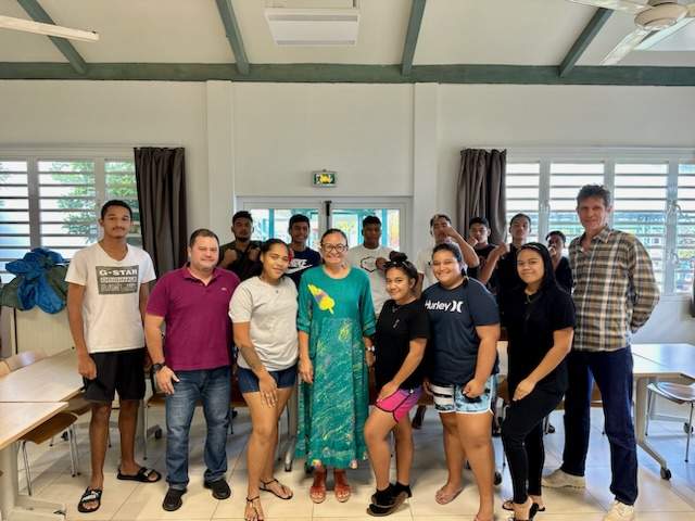 Le LP Atima – Mahina participe au projet Volontaires Jeunes Cadets 2024-2025
