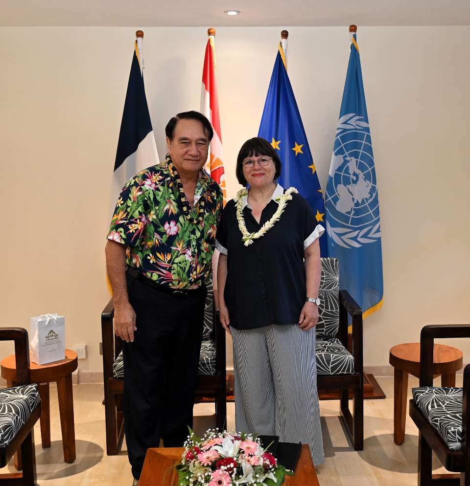 Rencontre protocolaire entre le président de l’Assemblée de la Polynésie française et Mme Marianne-Frédérique PUSSIAU