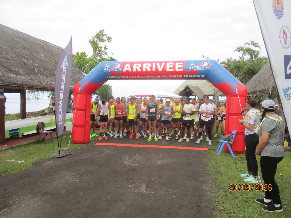 Résultats Championnat de Polynésie de Semi-Marathon.