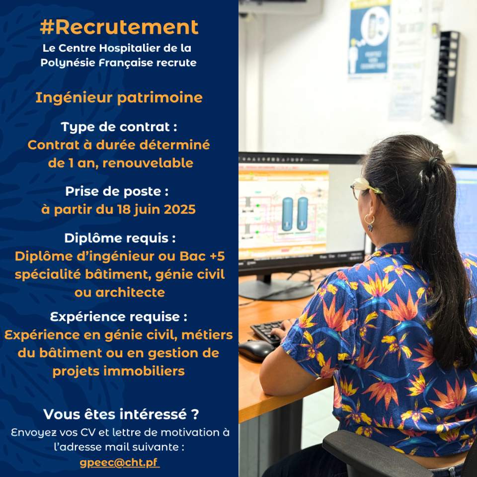 Recrutement – Ingénieur patrimoine
