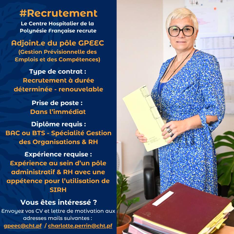 Recrutement – Adjoint.e du pôle GPEEC