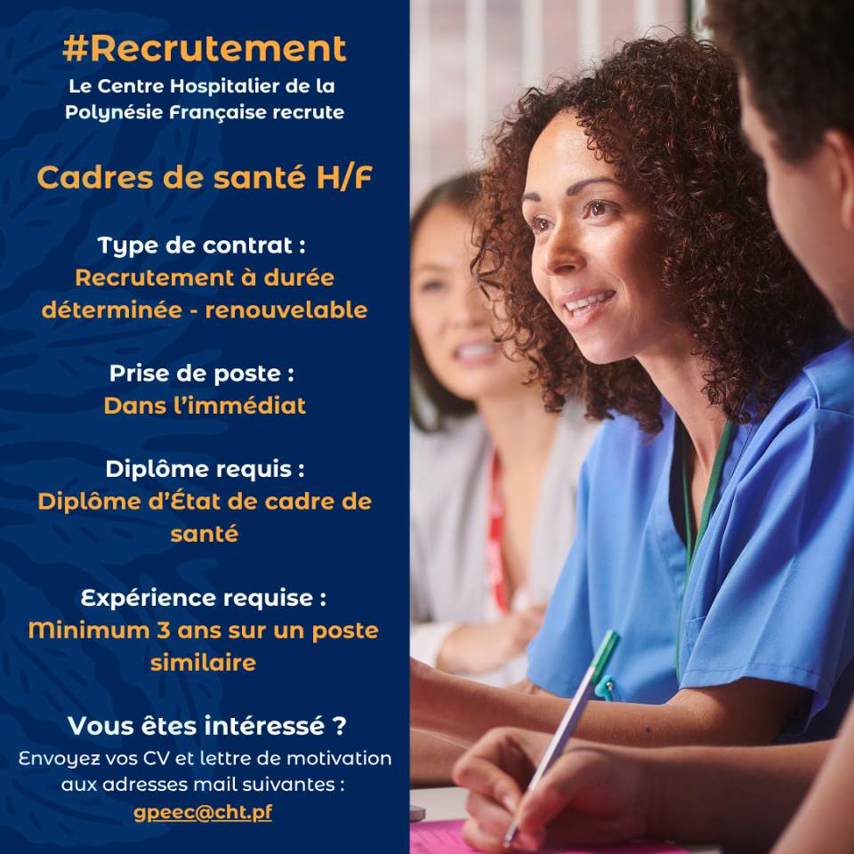 Recrutement – Cadres de santé H/F