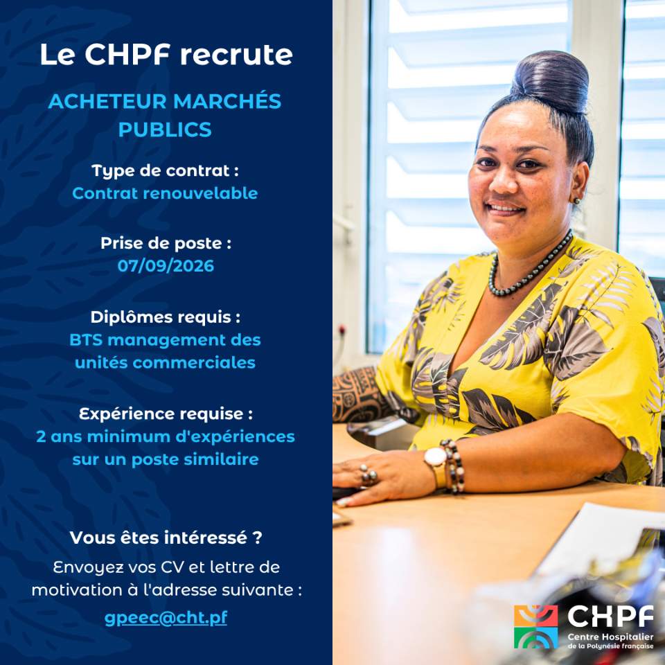 Recrutement – Un Acheteur marchés publics H/F