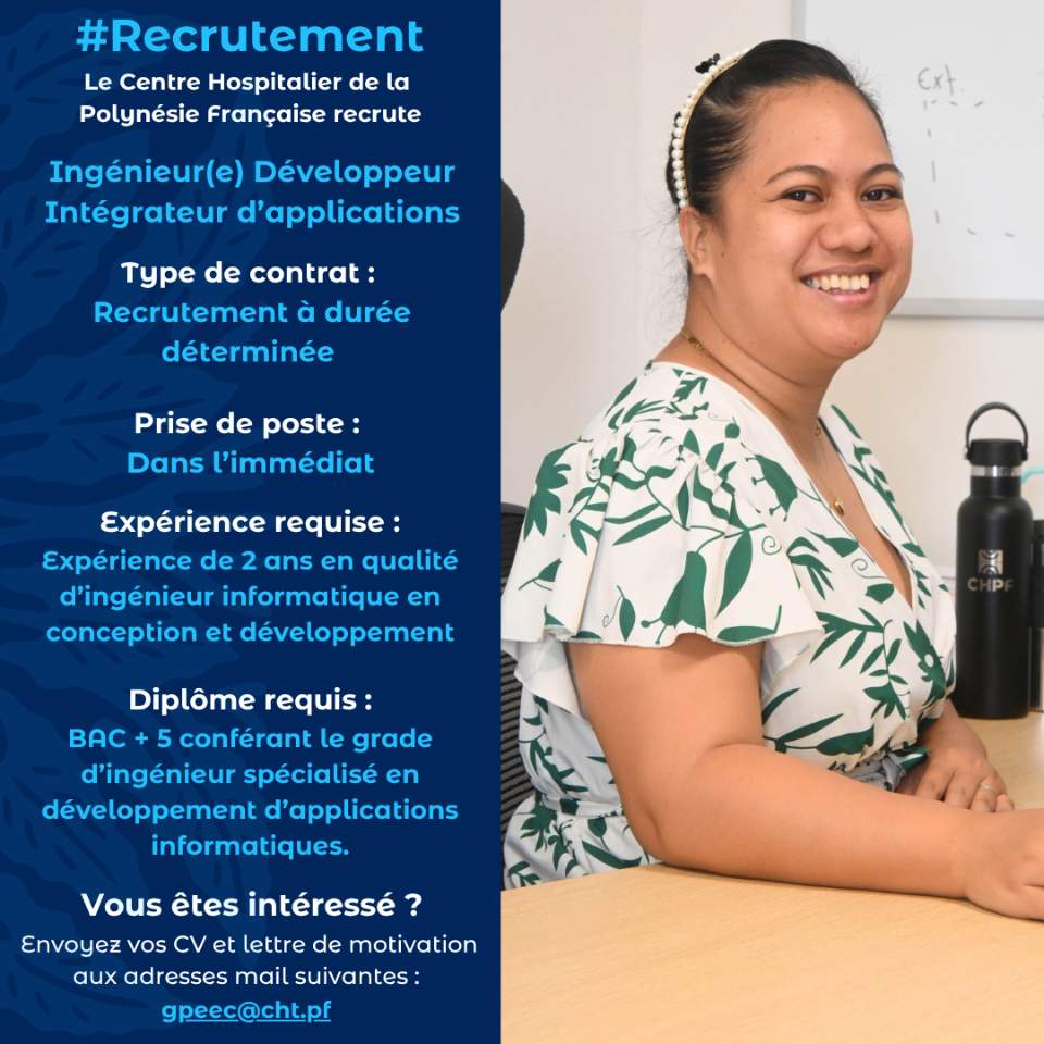 Recrutement – Un(e) Ingénieur(e) Développeur Intégrateur d’application