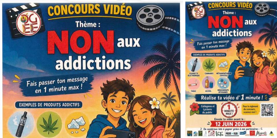 Concours NON aux addictions 2026