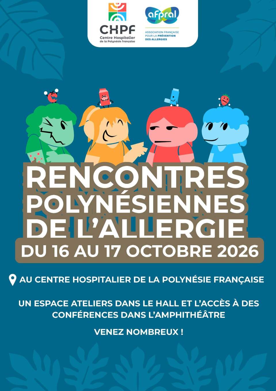 Rencontres polynésiennes de l’Allergie du 16 au 17 octobre au CHT