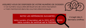 Concours – Consultation des notes