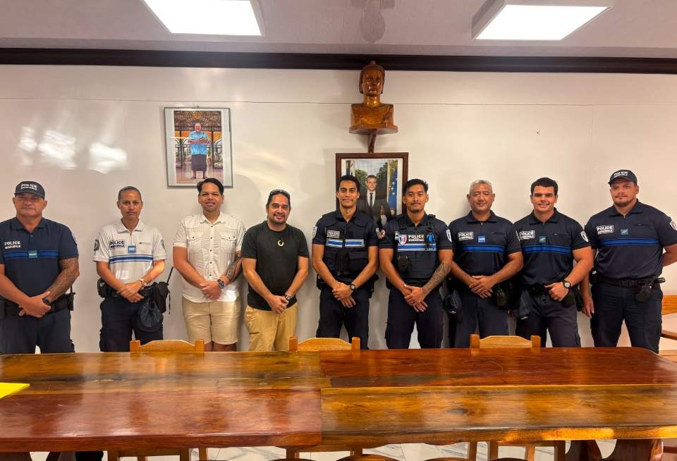 La Brigade de Police Municipale de Papara accueille des stagiaires