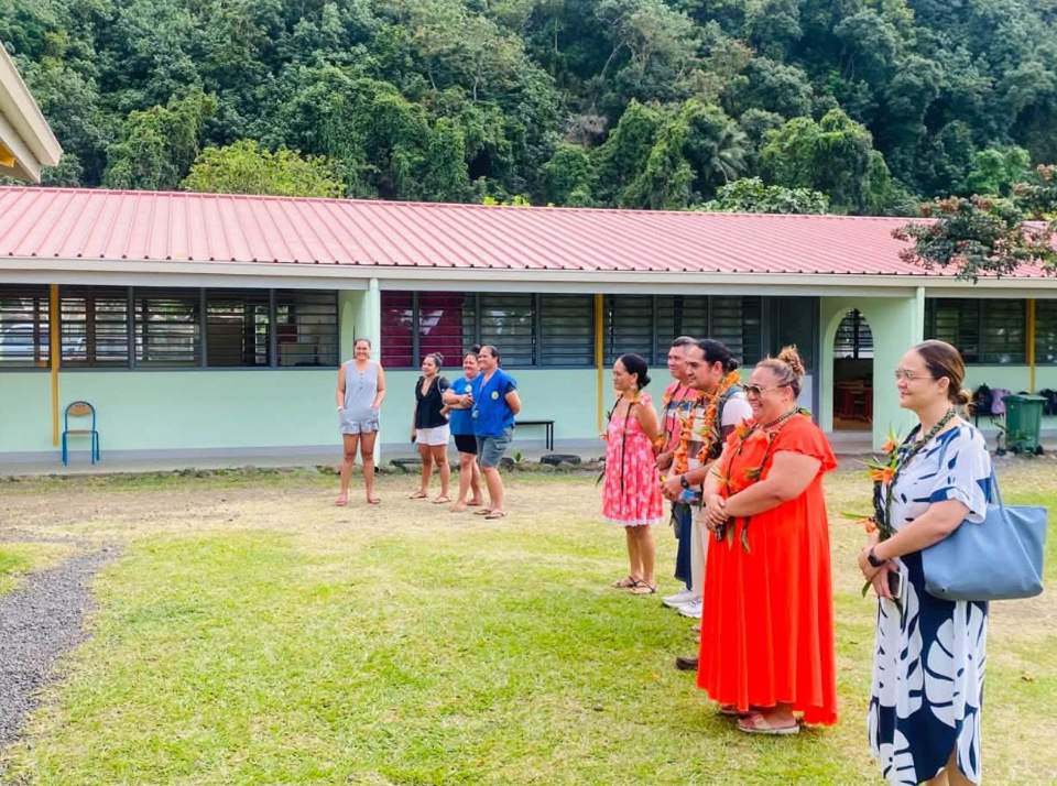 Visite des écoles de Papara