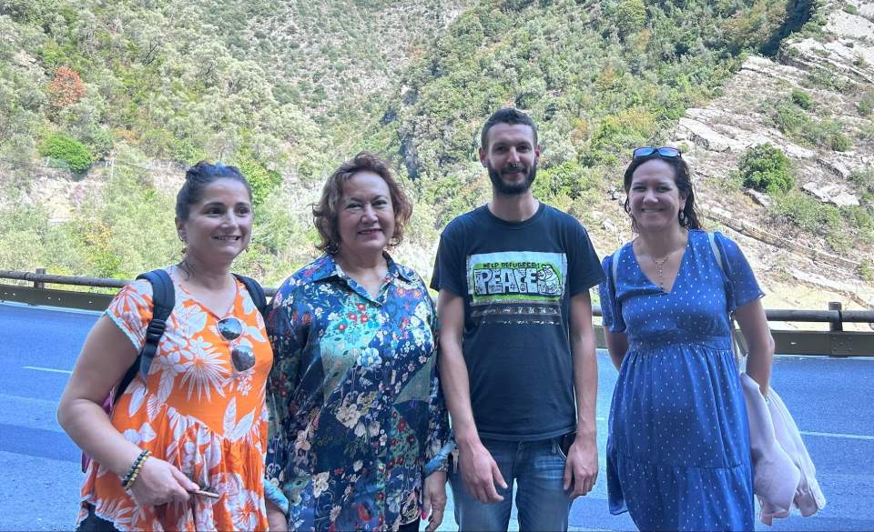 La ministre des Solidarités visite la Communauté Emmaüs Roya