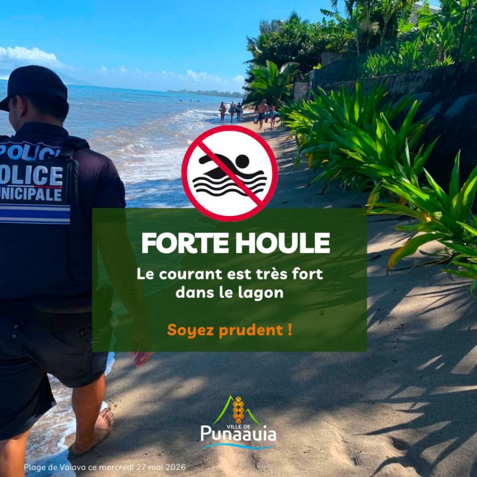 Forts courants – baigneurs, soyez prudents !