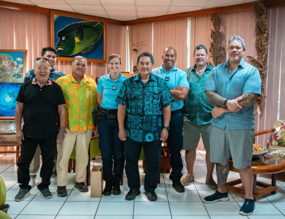 Punaauia accueille la nouvelle commandante de la Compagnie de gendarmerie des Îles-du-Vent
