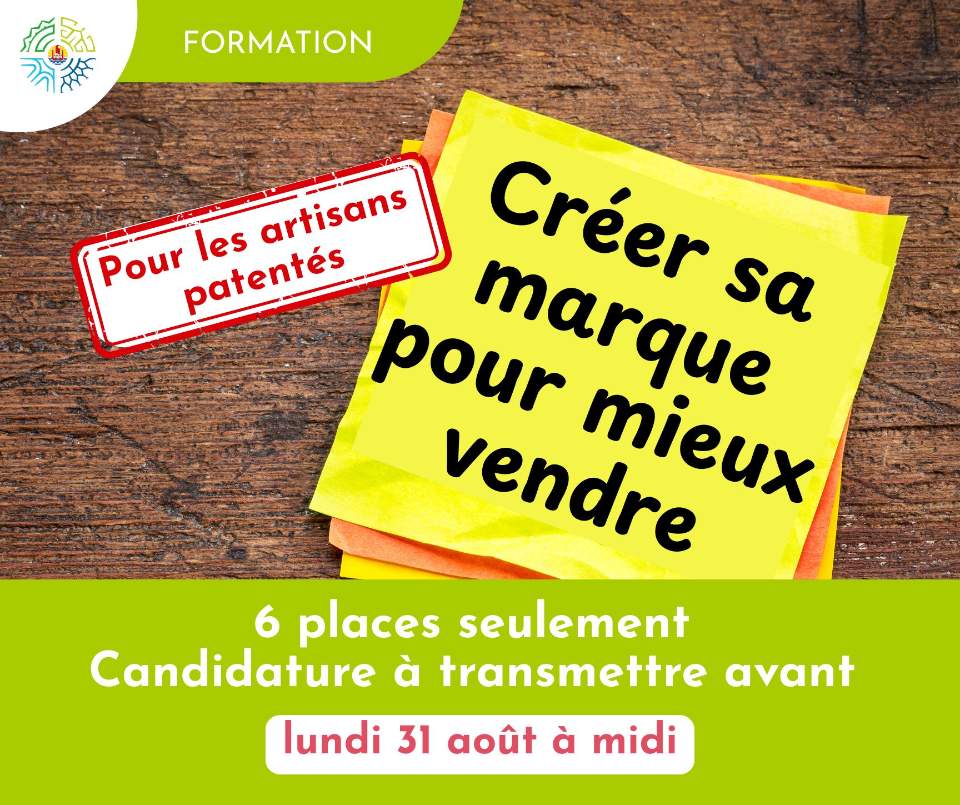 Formation « Créer sa marque pour mieux vendre » : appel à candidatures