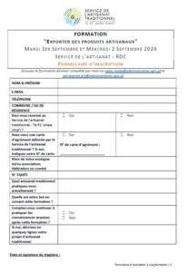 Vous souhaitez exporter vos créations ? Formez-vous aux démarches de l’export