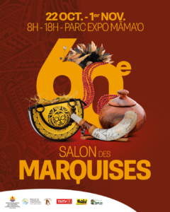 Le 60e Salon des Marquises se tient du 22 octobre au 1er novembre 2026 au parc expo Māma’o
