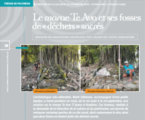 Le marae Te Ava et ses fosses de « déchets » sacrés (Hiro’a n° 202 – Octobre 2024)