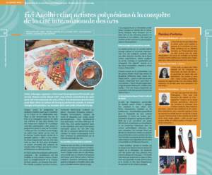 Firi Anoihi : cinq artistes polynésiens à la conquête de la cité internationale des arts – (Hiro’a n° 213 – Septembre 2025)