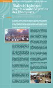 Bâtir « l’Heritage » avec le comité de gestion des Marquises (Hiro’a n° 219 – Mars 2026)