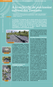 À la recherche du patrimoine culturel des Tuamotu (Hiro’a n° 223 – Juillet 2026)