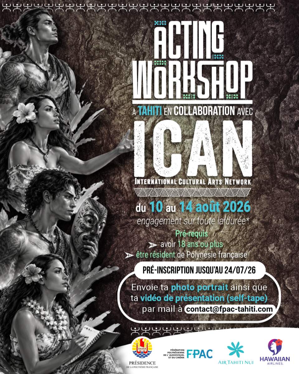 1er Acting Workshop avec ICAN du 10 au 14 août 2026 !