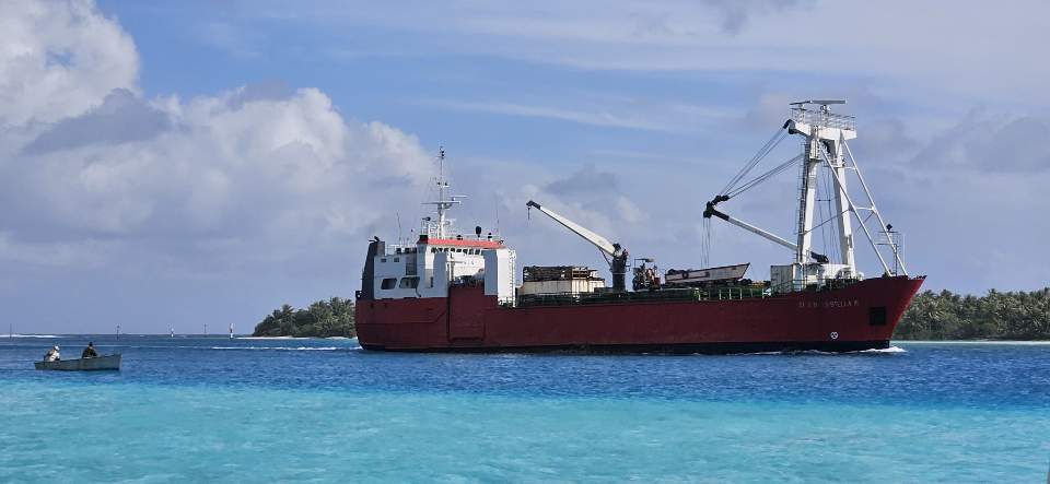 Retour sur la desserte exceptionnelle de Maupiti et Maiao par le navire Natiatea