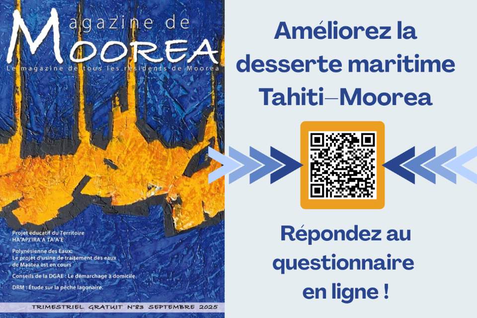 Améliorons ensemble la desserte maritime Tahiti–Moorea