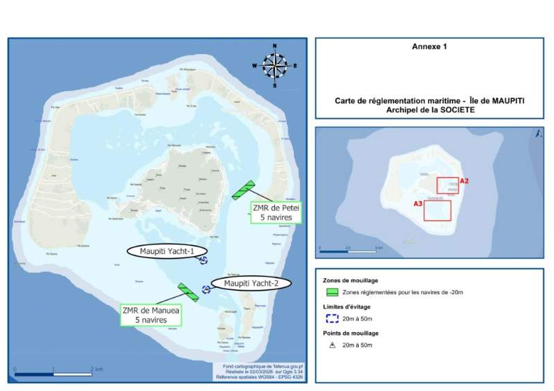 Zone mouillage Maupiti