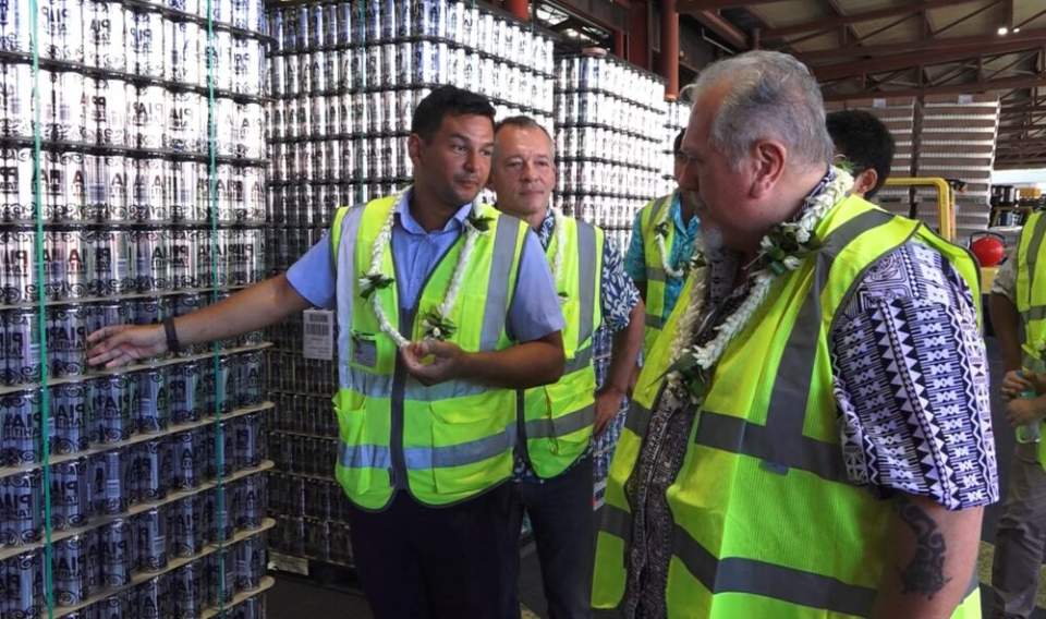 La Brasserie de Tahiti plaide pour le “made in fenua” devant le gouvernement