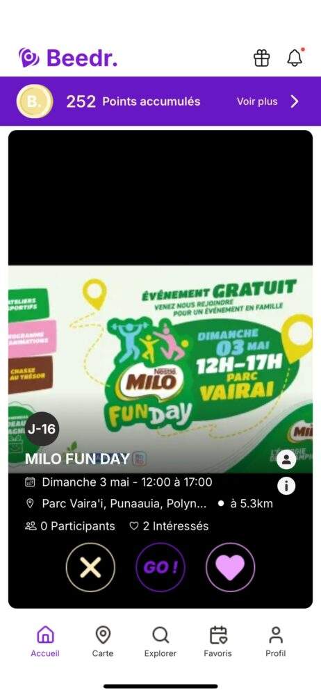 À 24 ans il lance Beedr, une appli gratuite qui centralise tous les événements du fenua