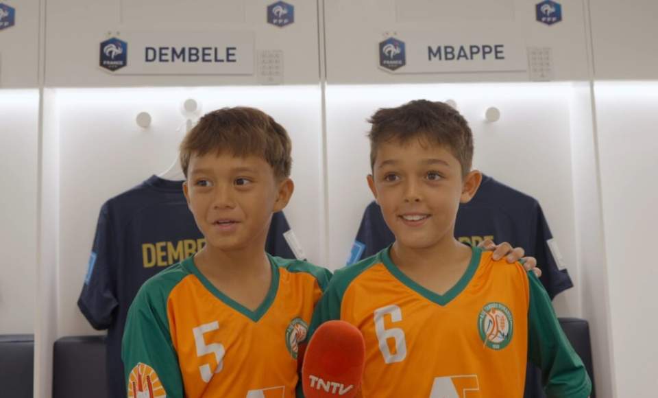 Des jeunes footballeurs de Punaauia invités à Clairefontaine, le fief des Bleus