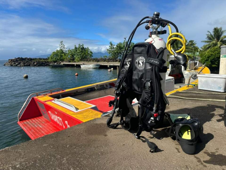 Hitia’a : une mission de contrôle sous-marine pour les plongeurs professionnels