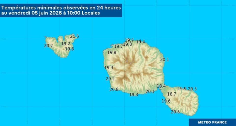 Vague de « froid » : 16,7°C relevés au plateau de Taravao !