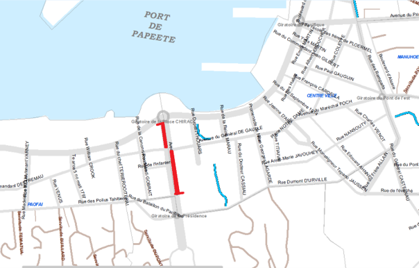 Papeete : circulation modifiée ce samedi
